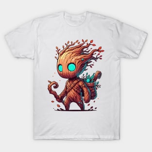 Forest Tree Spirit Mage Wizard T-Shirt